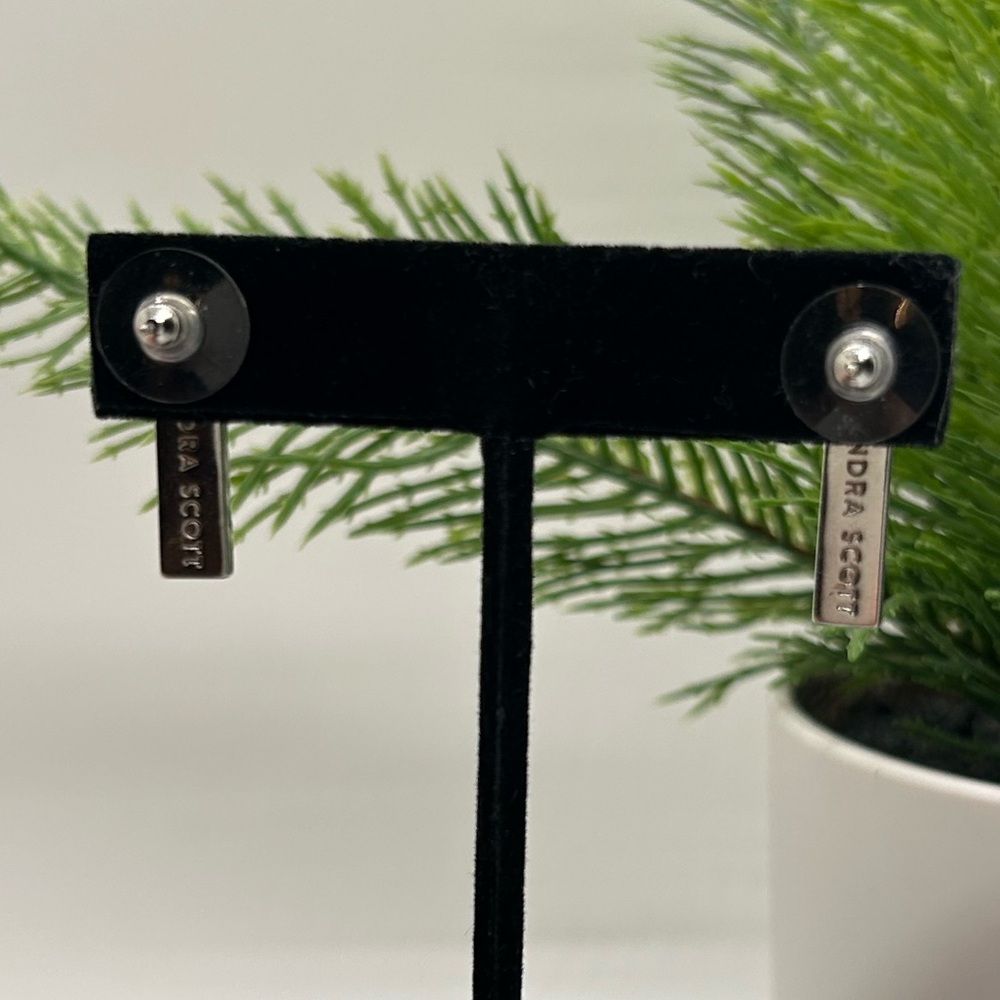 Kendra Scott Silver Lady Rectangular Stud Earring… - image 8